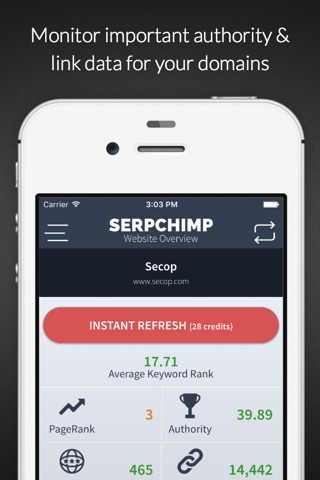SerpChimp SEO - SERP & Keyword Ranking Checker Tool for Search Engine Optimization screenshot 3