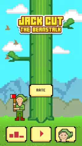 Game screenshot LumberJack Cut The Beanstalk: Lumberman Edition - 8 bit Pixel Fun Kids Games mod apk
