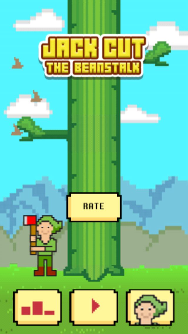 How to cancel & delete LumberJack Cut The Beanstalk: Lumberman Edition - 8 bit Pixel Fun Kids Games from iphone & ipad 1