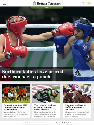 Belfast Telegraph iPad Edition screenshot 2