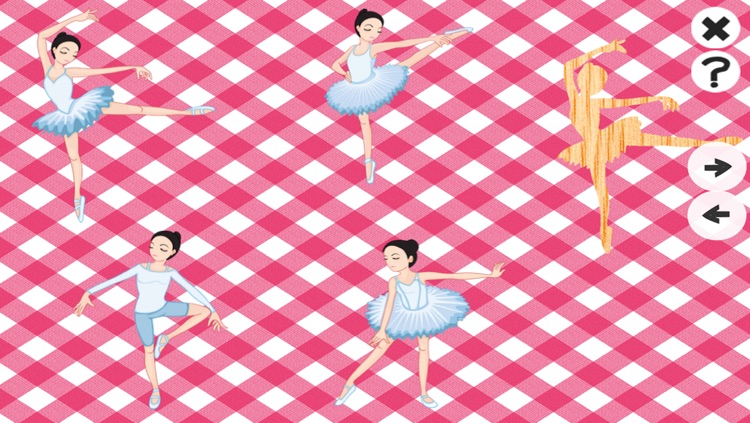 A Ballet Game for Girls: Learn like a ballerina for kindergarten or pre-school