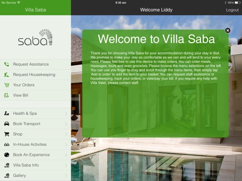 Villa Valet screenshot 2