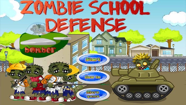 Zombie School Defense