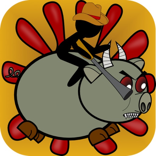 Monster Zombie Pig Rodeo