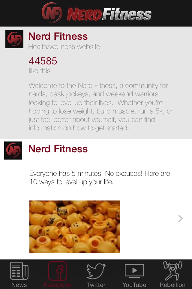 Nerd Fitness screenshot 2
