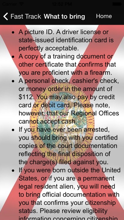 Concealed Carry Florida ( CCW FL ) Eligiblity,Application,Laws screenshot-3