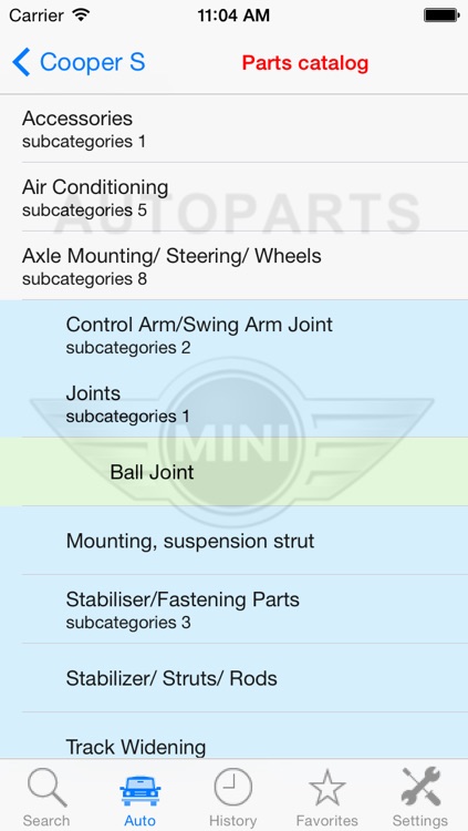 Autoparts for Mini screenshot-4