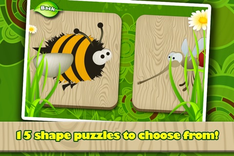 Puzzle Bugs - Shape Puzzles for Toddlers - Full Version screenshot 3