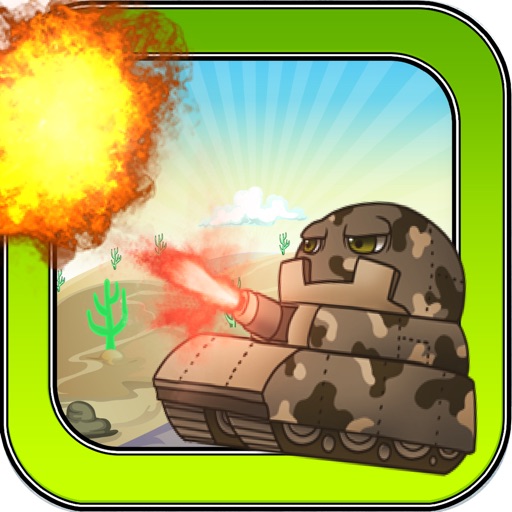 Tiny Tank Battle Warfare Games - War Tanks Gunner Game iOS App