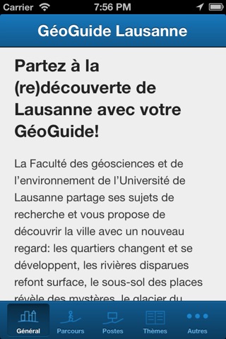 GéoGuide Lausanne screenshot 2