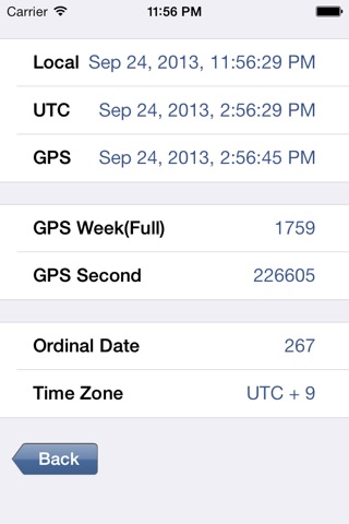 GPS Time Converter screenshot 3