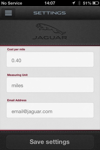 Jaguar Mileage Tracker screenshot 4