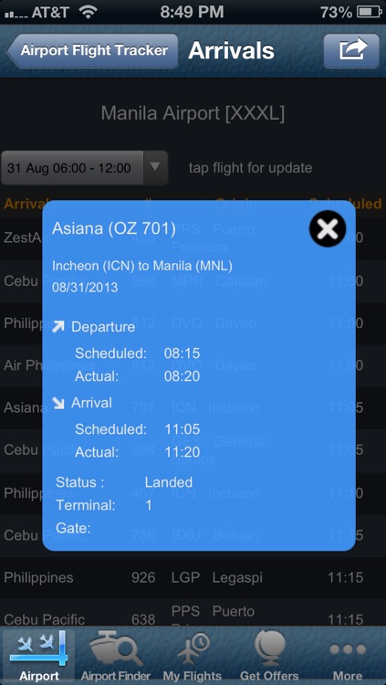 Manila Airport + Flight Tracker Premium