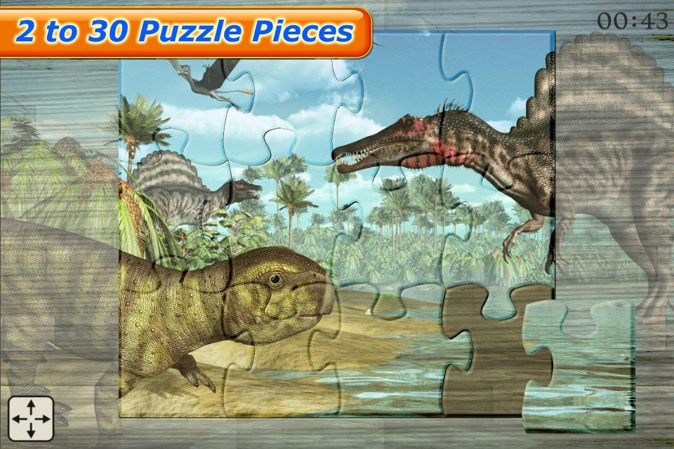 Dinosaur Puzzle - Amazing Dinosaurs Puzzles Games for kids screenshot 4
