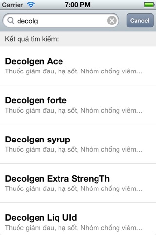 iThuốc PLUS 2.0: danh bạ thuốc - Thuoc Vietnam (iThuoc - Danh ba, list duoc pham, biet duoc, tu dien y hoc Viet Nam - y khoa VN, bac si gia dinh) screenshot 4