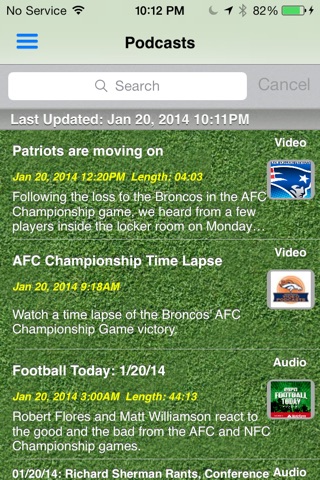 Pro Football Radio Live - News, Scores, Schedule & Highlights screenshot 4