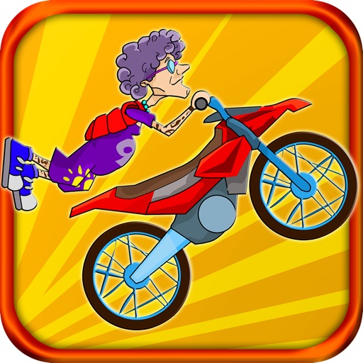 A Bike Race of Granny: Xtreme and Radical Downhill Game FREE icon