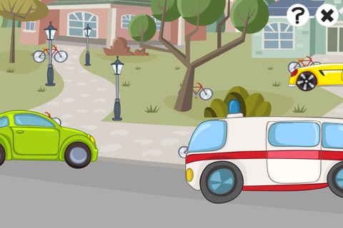 A TRAFFIC game in the city with cars: Play and learn for children screenshot 2