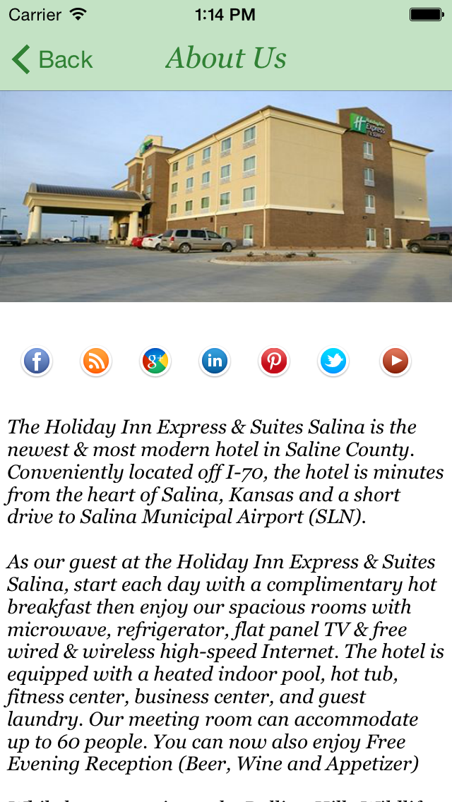 How to cancel & delete Holiday Inn Express & Suites Salina from iphone & ipad 3