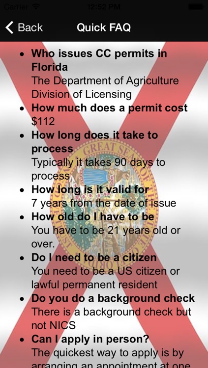 Concealed Carry Florida ( CCW FL ) Eligiblity,Application,Laws