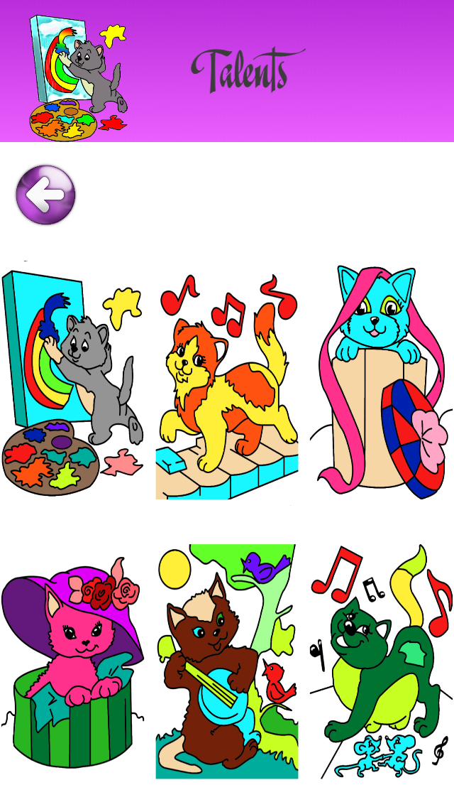 How to cancel & delete Coloring Pages with Cute Kittens for Girls & Boys - Fashion Painting Sheets and Principe Games for Kids & Babies from iphone & ipad 3