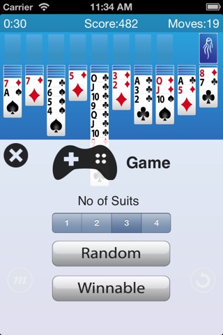 Spider Solitaire by Jellybox screenshot 2