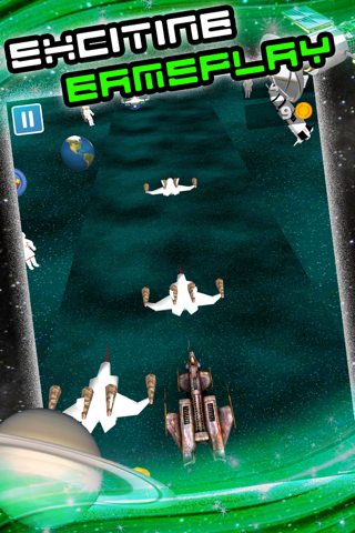 3D Space Craft Racing Shooting Game for Cool boys and teens by Top War Games FREE screenshot 2