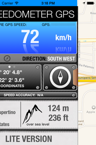 Speedometer GPS - with Altimeter, Chronometer and Location Tracking screenshot 4