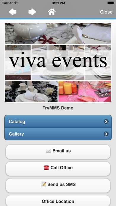 TryMMS Web Cardのスクリーンショット4 TryMMS Web Cardのスクリーンショット4