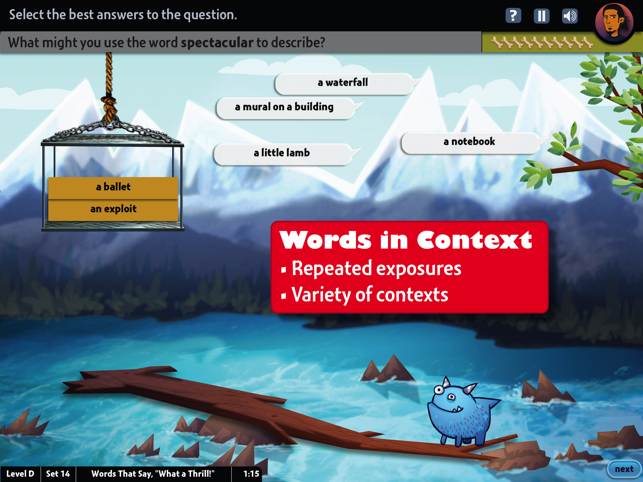 ‎World's Worst Pet - Vocabulary Screenshot