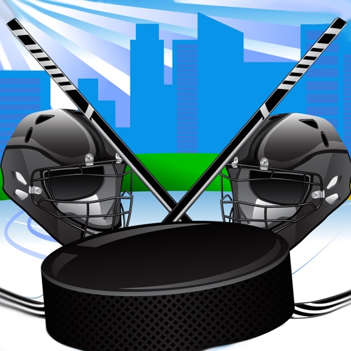 The hockey puck luck - dropping down to the net for goal - Free Edition Icon