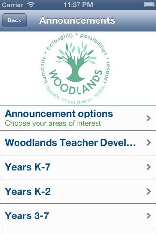 Woodlands TDS screenshot 2