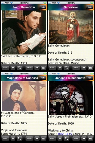 Biblical Saints Directory screenshot 2