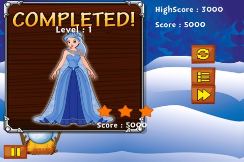 Ice Princess Story - Snow Ball Drop Strategy Game Free screenshot 4