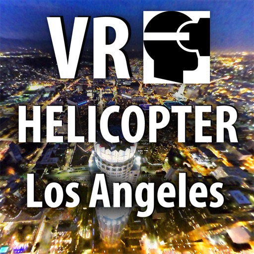VR Virtual Reality Helicopter Flight Los Angeles by Night