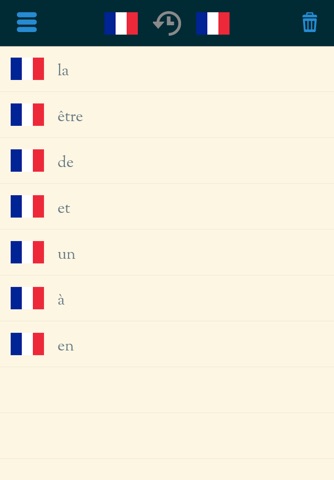 Easy Learning French - Translate & Learn - 60+ Languages, Quiz, frequent words lists, vocabulary screenshot 3