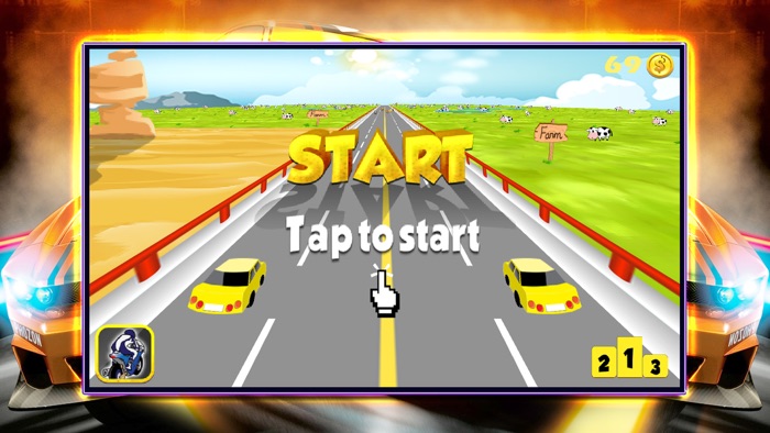 2 Cars 3D 2 Road Racing