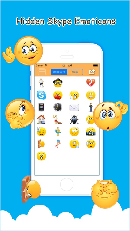 Hidden Emoticon Sticker Secret Smileys for Skype Lite