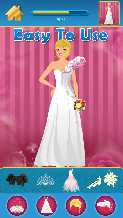 My Dream Wedding Fashion Draw and Copy Dress up Game - Princess Bride Edition - Free App screenshot-3