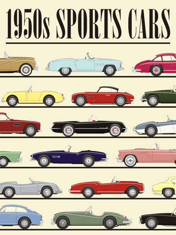 1950's Sports Carsのおすすめ画像1