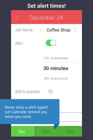 Shift Calendar Pro - Work Schedule Organizer with Hour & Pay Calculator screenshot 4