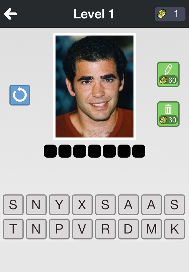 Tennis, find who is the famous tennis player, pics quiz screenshot 3