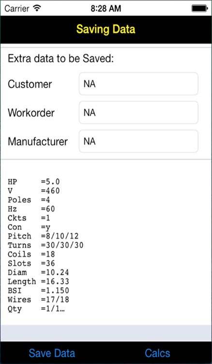 AC Motor Winding Data Analyzer screenshot-4
