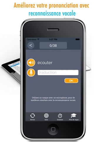 Learn French Vocabulary: Practice orthography and pronunciation screenshot 3