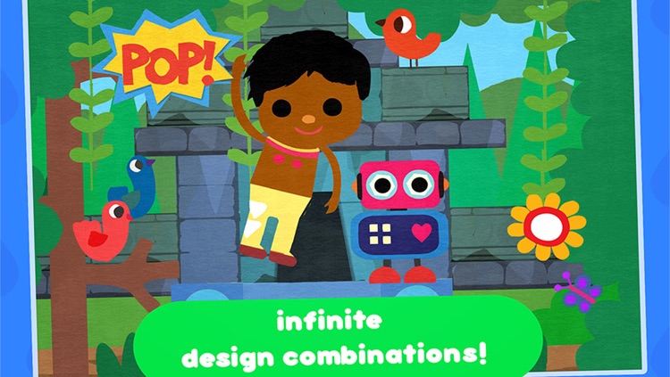 Crea story Adventure – create and play – creative art app for kids with super hero robot pirate western cowboy and treasure quest