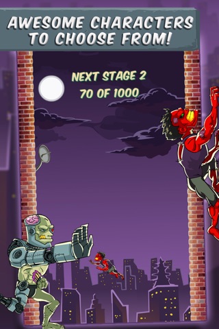 A Mega Zombie Hunter Rooftops Run: A Dark Dash Jumping Rescue Race to the Undead Temple screenshot 3