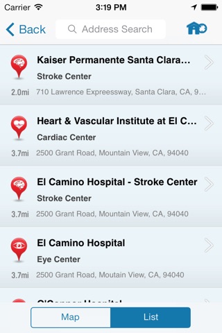 Emergency Medical Center Locator screenshot 3