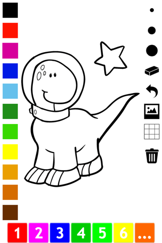 An Outer Space Coloring Book for Children: Learn to color astronaut, alien and ufo screenshot 3