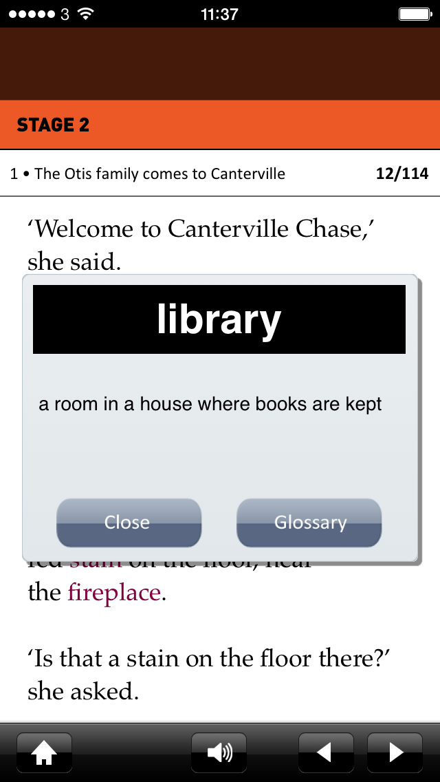 The Canterville Ghost: Oxford Bookworms Stage 2 Reader (for iPhone) Screenshot 3