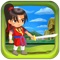 √ Quickly ninja-jump over and roll through the stones as fast you can